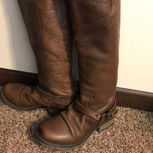 Steve Madden Brown Leather Boots